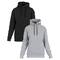 Galaxy by Harvic Heavyweight Fleece-Lined Women's Pullover Sweater Hoodie 2 Pack